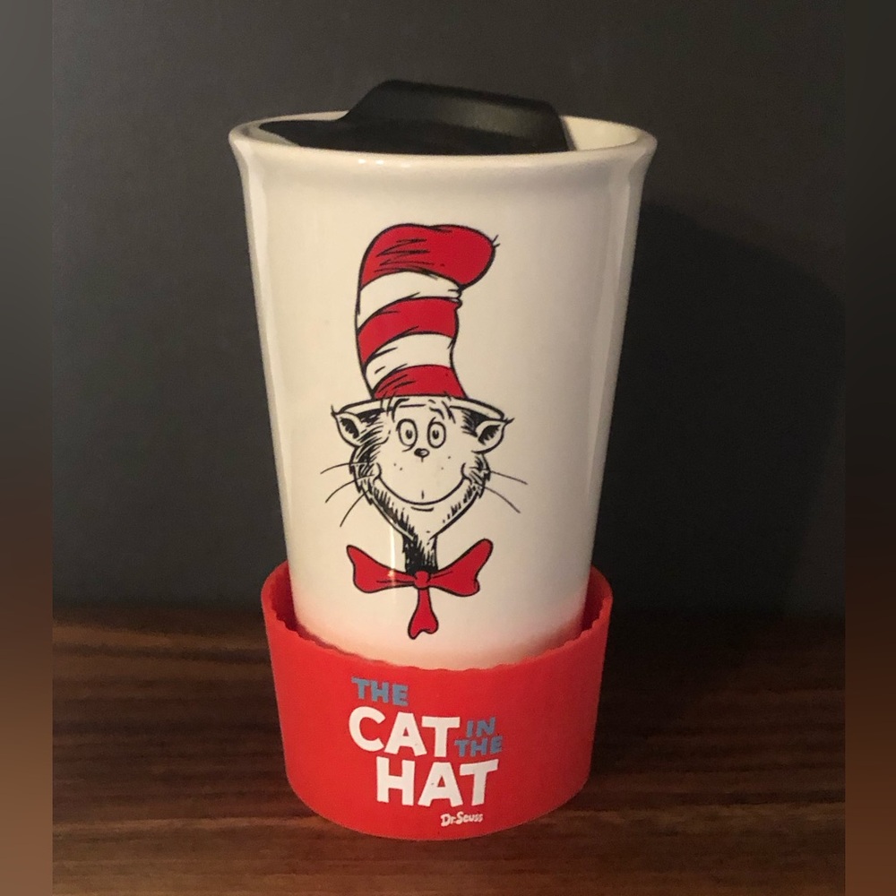 Dr. Seuss Cat in the Hat Ceramic Travel Mug